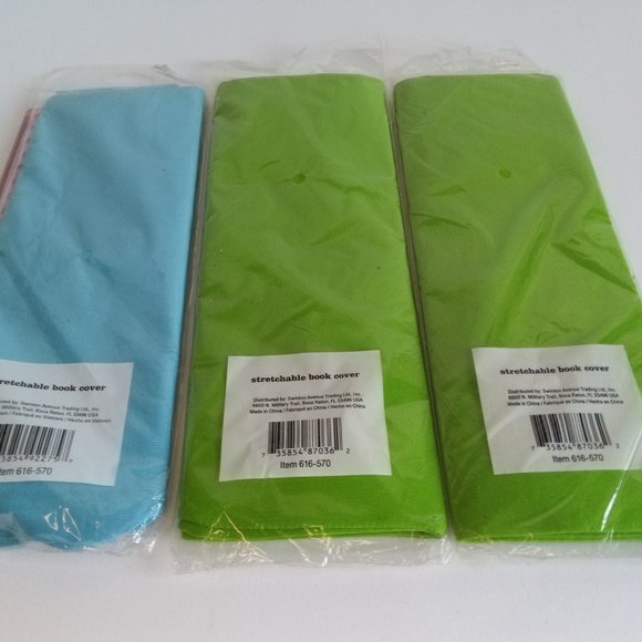 Jumbo Polyester Stretchable/Washable Nylon and Polyester Book Covers - NEW - Picture 3 of 5